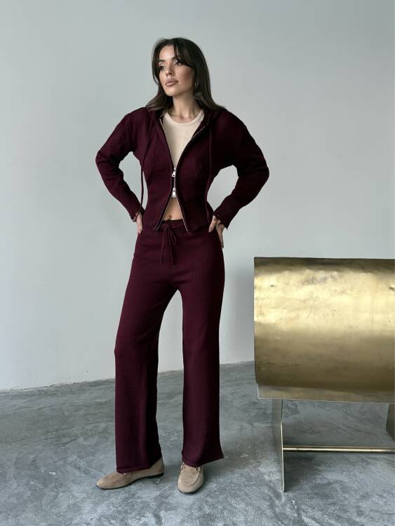 Adison Triko Takım - Bordo - 4