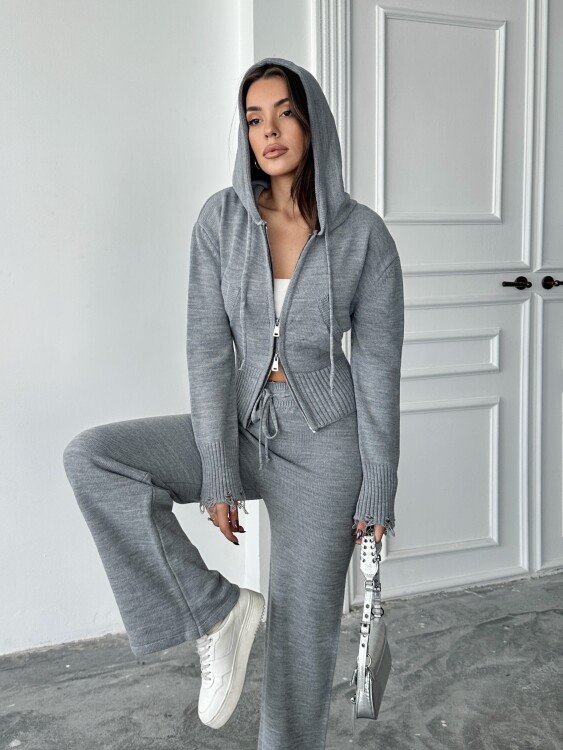 Adison Triko Takım - Gri - 3