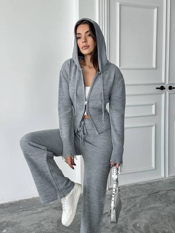 Adison Triko Takım - Gri - 3