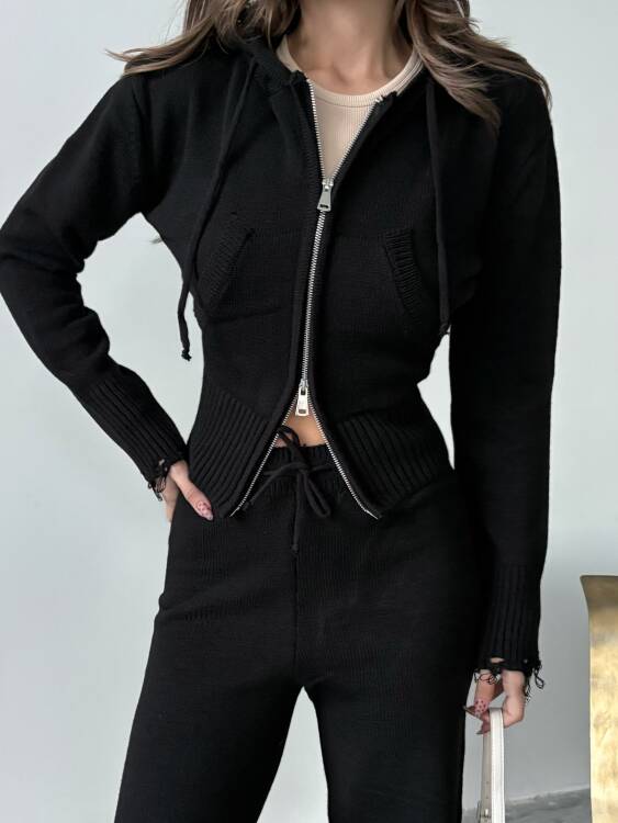 Adison Triko Takım - Siyah - 3