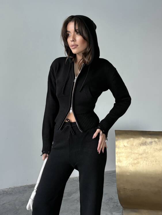 Adison Triko Takım - Siyah - 4