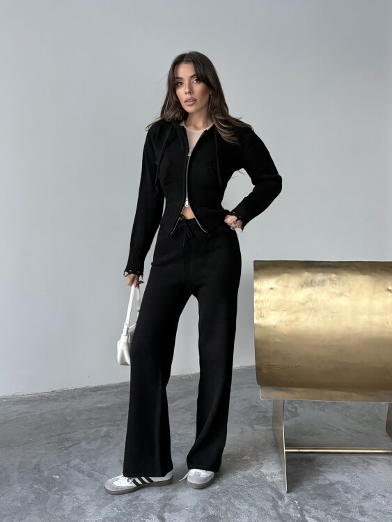 Adison Triko Takım - Siyah - Sevenday