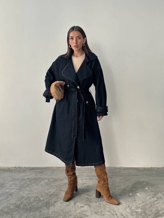 Alice Trençkot - Denim - 1