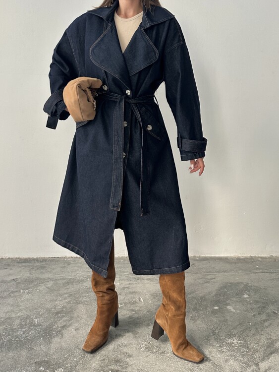 Alice Trençkot - Denim - 4