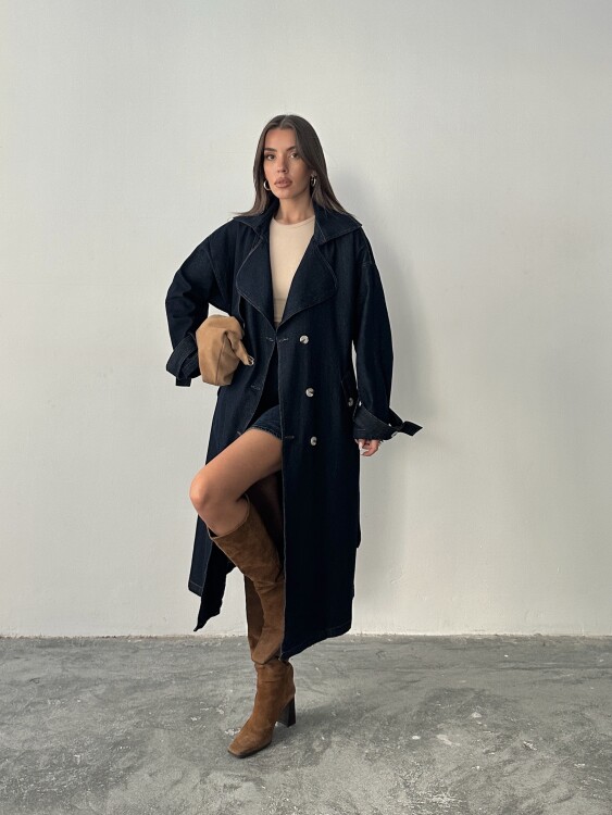 Alice Trençkot - Denim - 5
