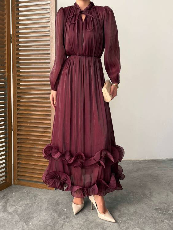 Amara Elbise - Bordo - 4