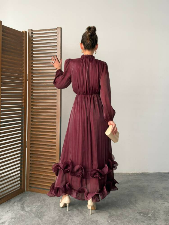 Amara Elbise - Bordo - 5