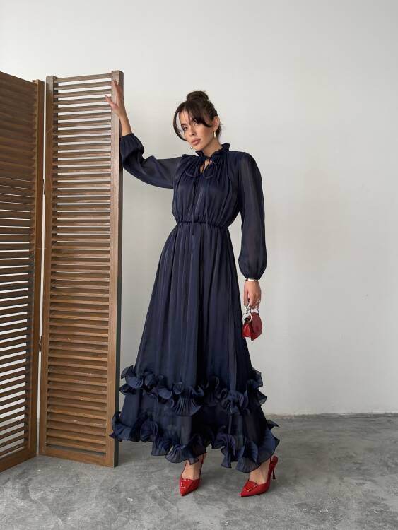 Amara Elbise - Lacivert - 2