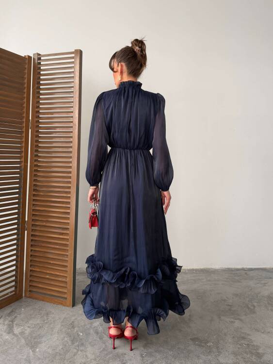 Amara Elbise - Lacivert - 3