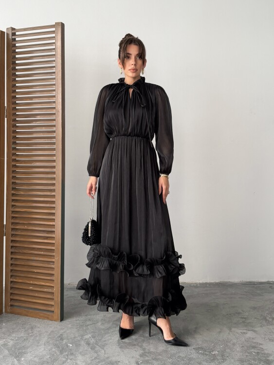 Amara Elbise - Siyah - 4