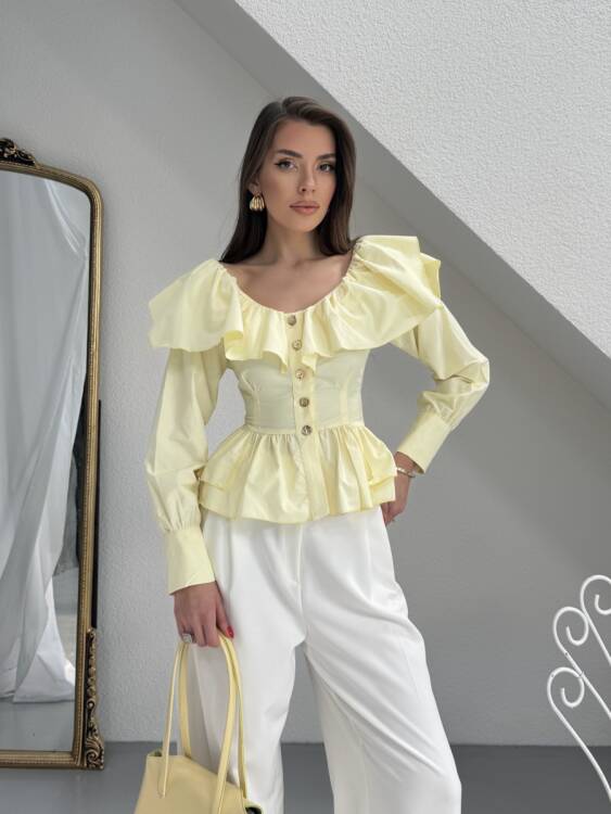 Arian Gömlek - Sarı - 1