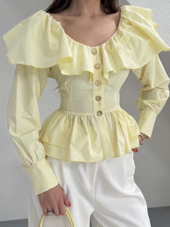 Arian Gömlek - Sarı - 3