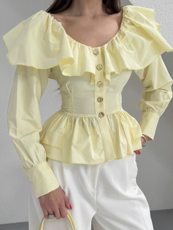 Arian Gömlek - Sarı - 3