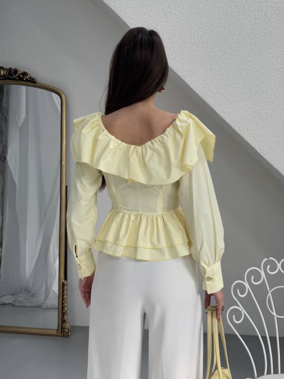 Arian Gömlek - Sarı - 5