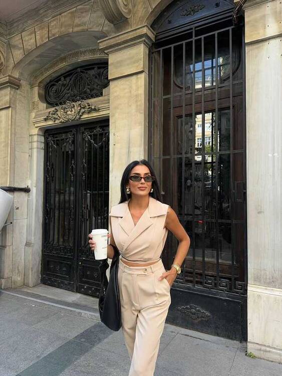 Aurore Takım- Bej - 2