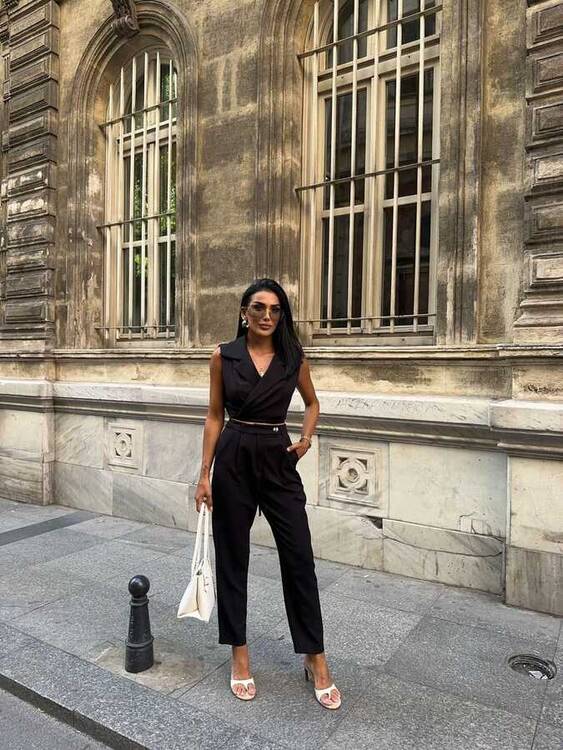 Aurore Takım- Siyah - 1