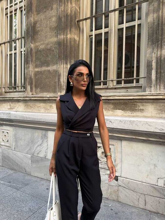 Aurore Takım- Siyah - 2