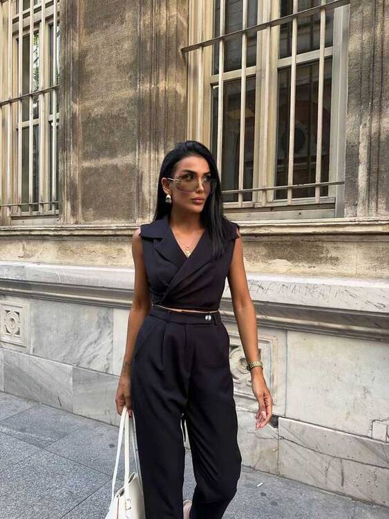Aurore Takım- Siyah - 2