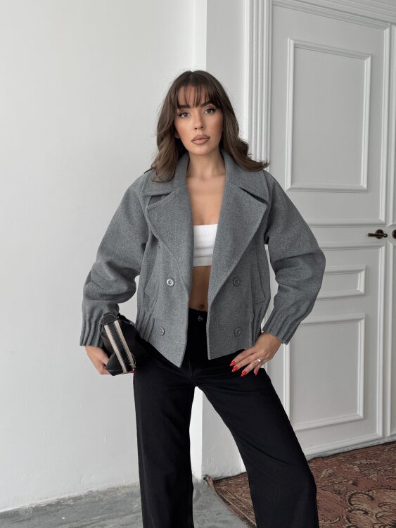 Ava ceket - Bordo - 4