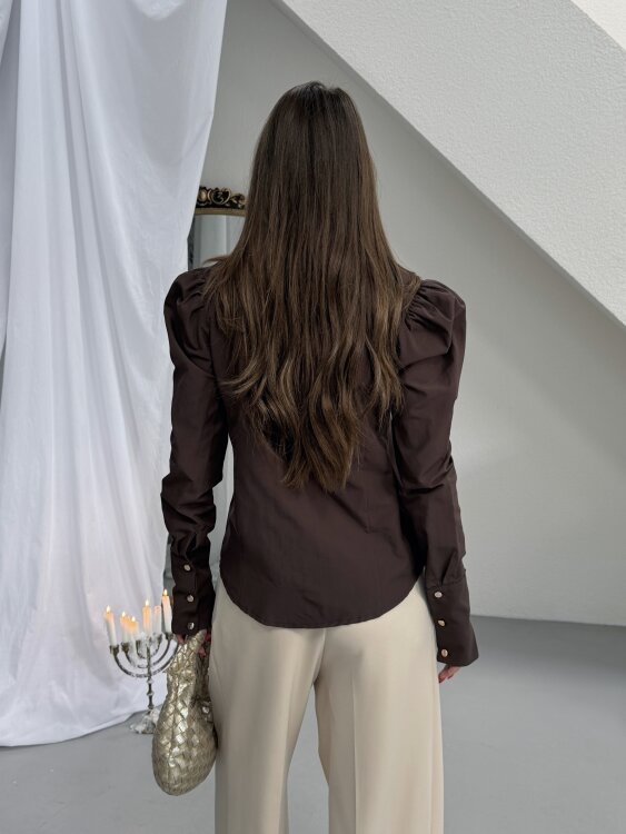 Axelle Gömlek - Acı Kahve - 6
