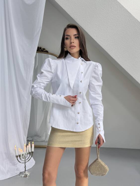 Axelle Gömlek - Beyaz - 4