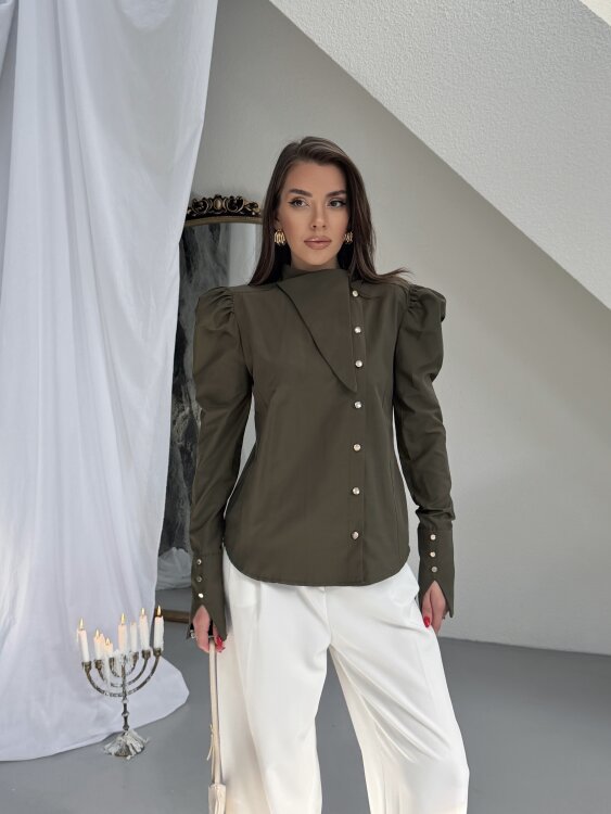 Axelle Gömlek - Haki - Sevenday