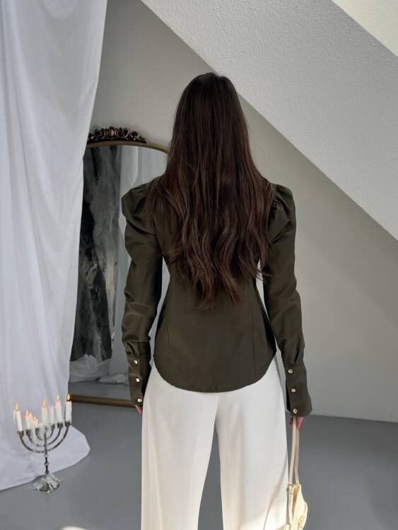 Axelle Gömlek - Haki - 6