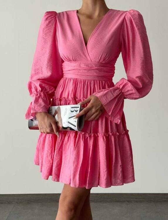 Bebit Elbise- Pembe - 1