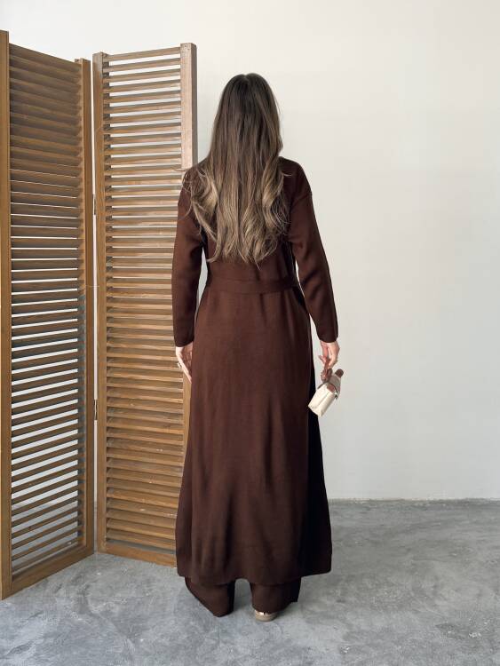 Bert Üçlü Triko Takım - Acı Kahve - 2