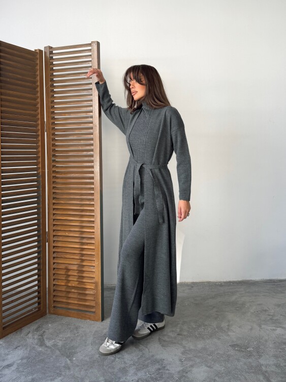 Bert Üçlü Triko Takım - Antrasit - 3