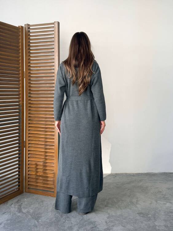 Bert Üçlü Triko Takım - Antrasit - 4