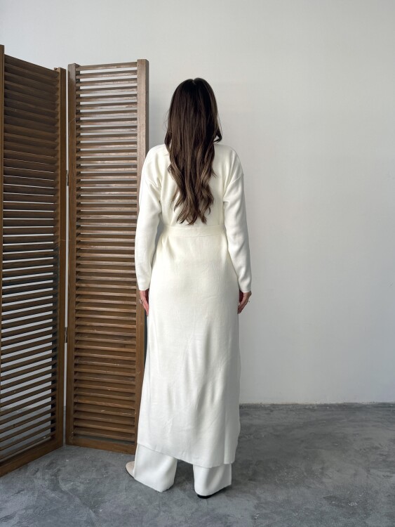 Bert Üçlü Triko Takım - Beyaz - 4