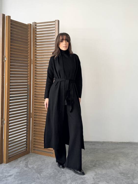 Bert Üçlü Triko Takım - Siyah - 2