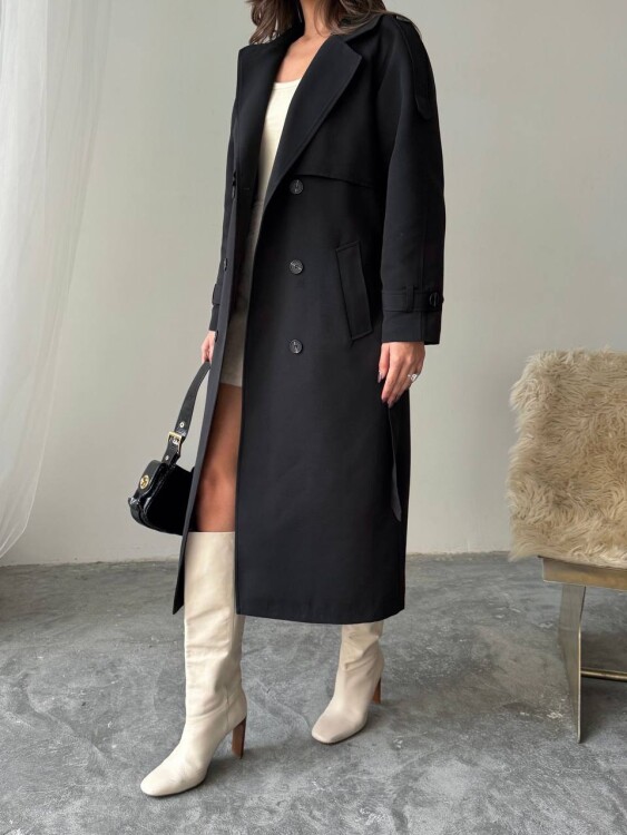 Brendon Trençkot - Siyah - 2