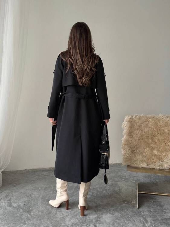 Brendon Trençkot - Siyah - 3