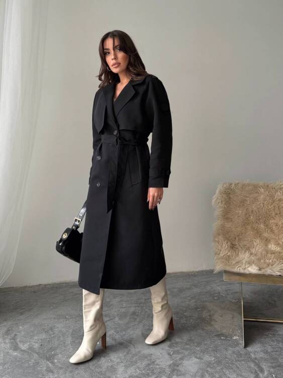 Brendon Trençkot - Siyah - 4