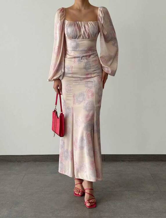 Brierose Elbise- Pembe - 1