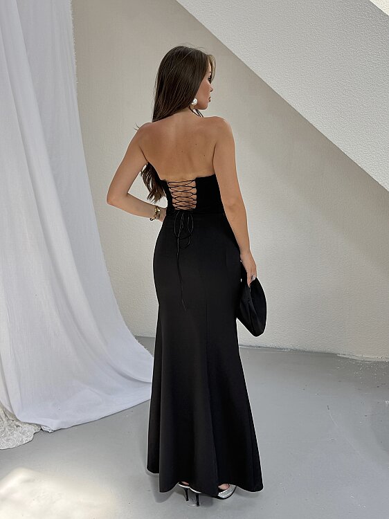 CAMELLİ Maxi Elbise - Siyah - 2