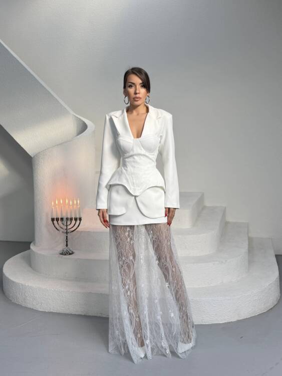 Celestine 3 Lü Takım - Beyaz - 1