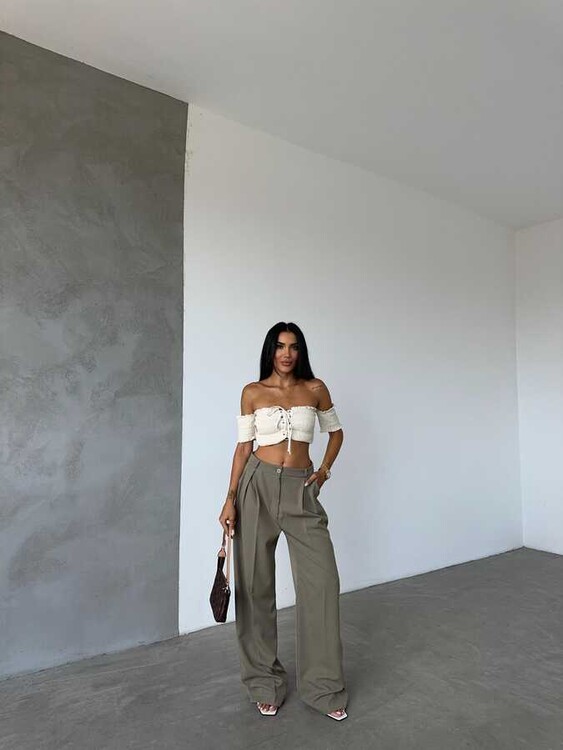 Chayne Pantolon- Yeşil - 1