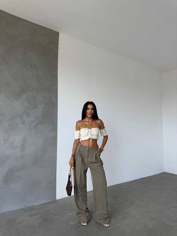 Chayne Pantolon- Yeşil - 1