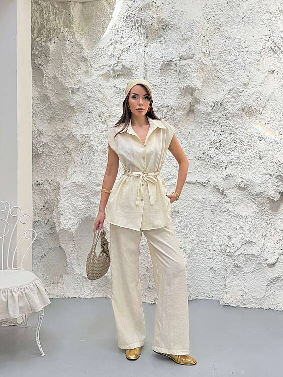 Cielo Takım - Ekru - 2