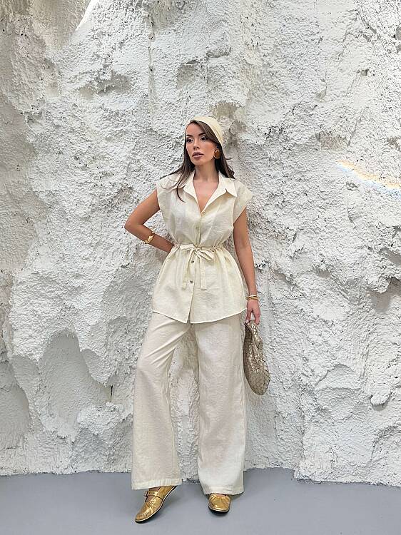 Cielo Takım - Ekru - 3