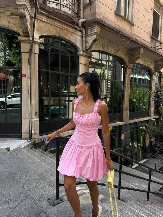 Cruz Elbise- Pembe - 2