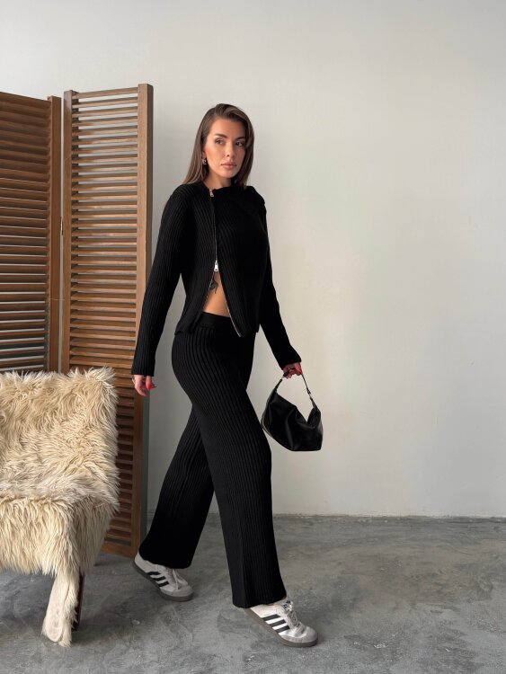 Davin Triko Takım - Siyah - 2