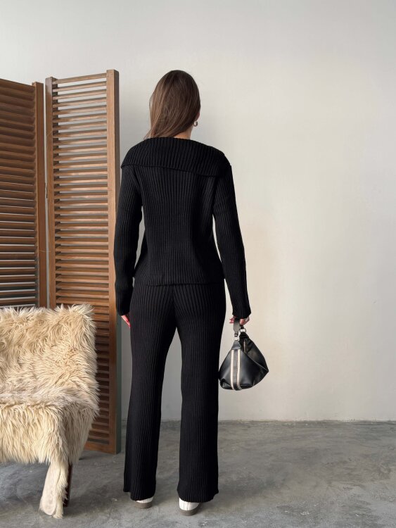 Davin Triko Takım - Siyah - 4