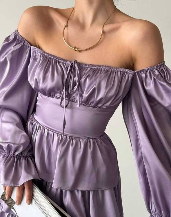 Diana Elbise- Lila - 2