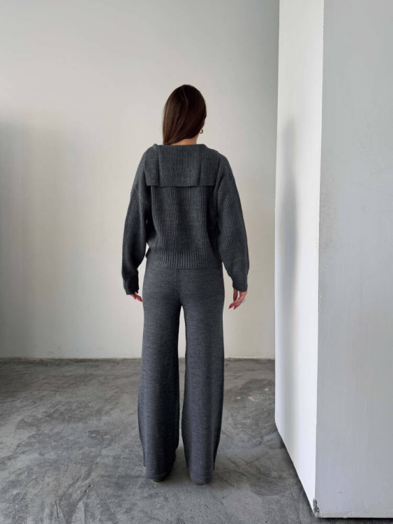 Drew Üçlü Triko Takım - Antrasit - 4