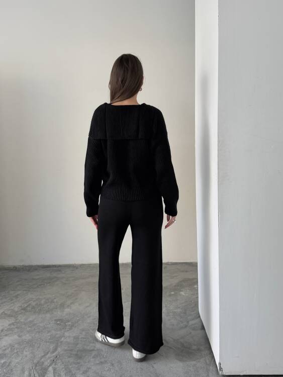 Drew Üçlü Triko Takım - Siyah - 3