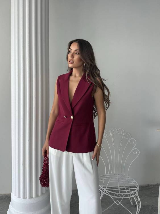 Edna Yelek - Bordo - 1